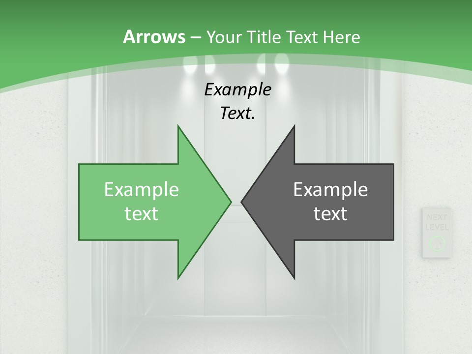 Brushed Reflection Lobby PowerPoint Template