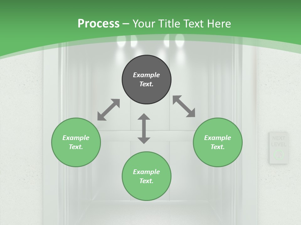Brushed Reflection Lobby PowerPoint Template