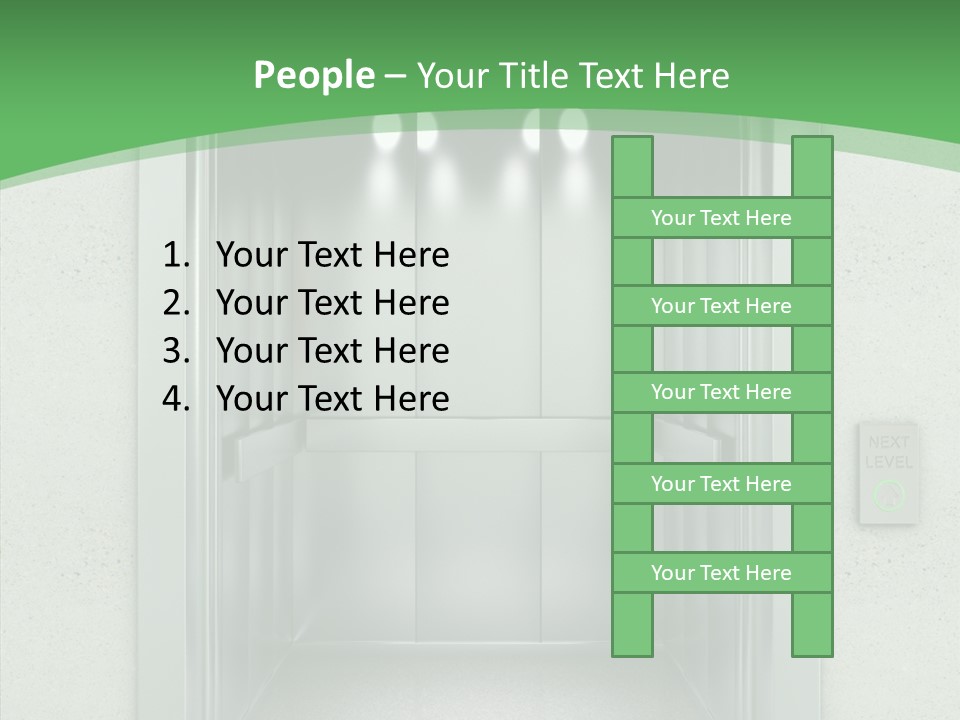 Brushed Reflection Lobby PowerPoint Template
