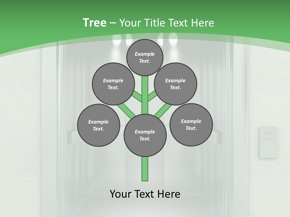 Brushed Reflection Lobby PowerPoint Template