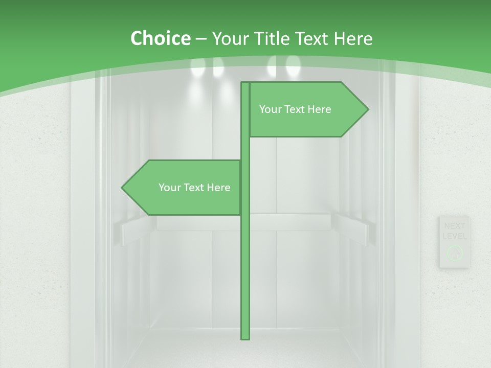 Brushed Reflection Lobby PowerPoint Template