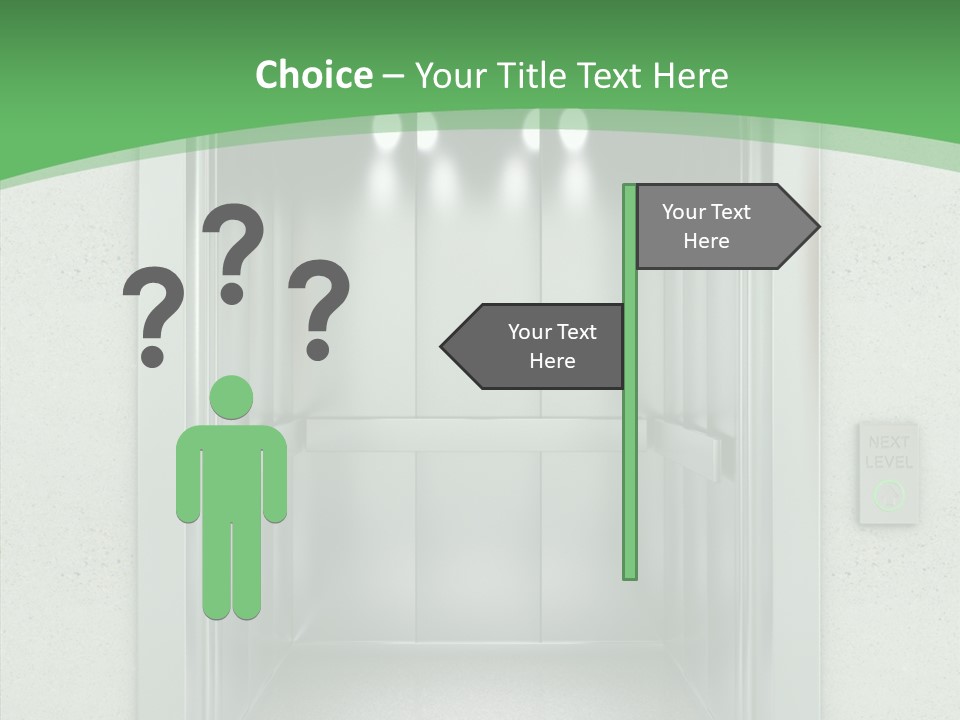 Brushed Reflection Lobby PowerPoint Template