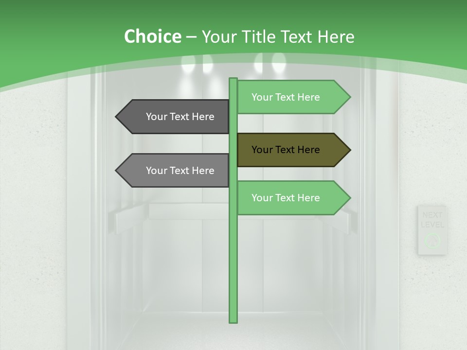 Brushed Reflection Lobby PowerPoint Template