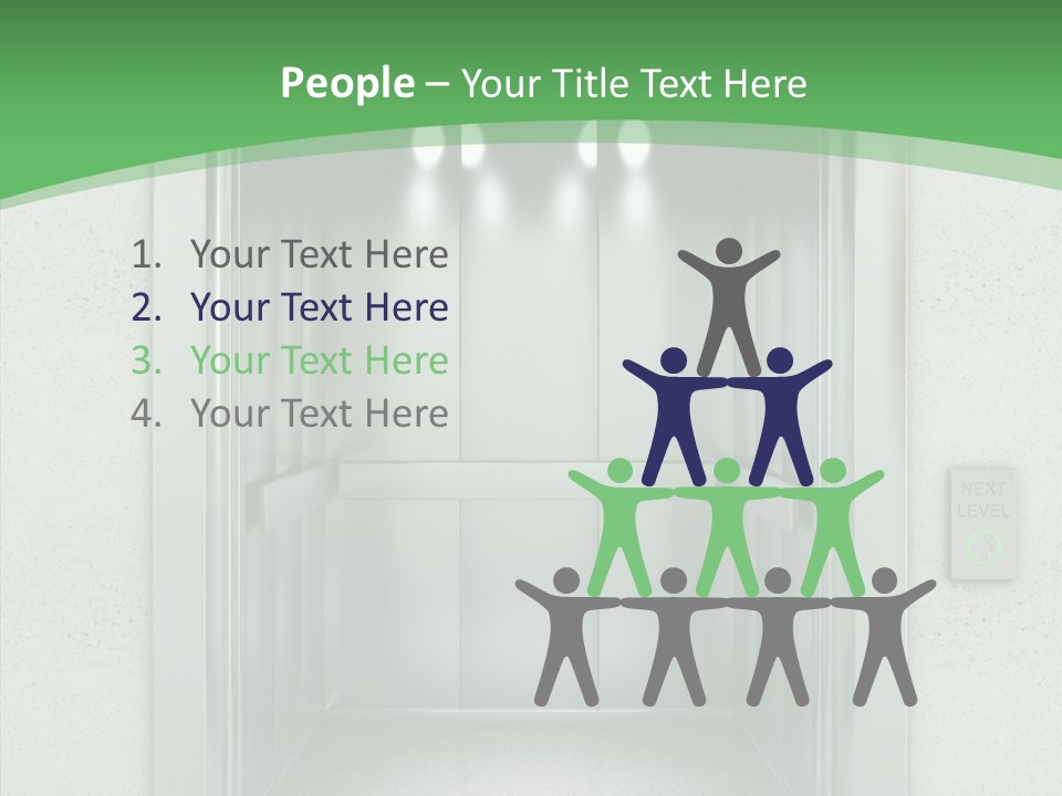 Brushed Reflection Lobby PowerPoint Template