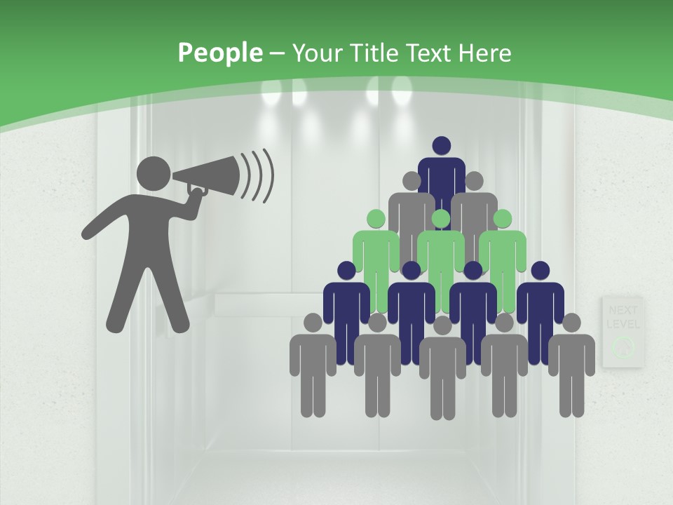 Brushed Reflection Lobby PowerPoint Template