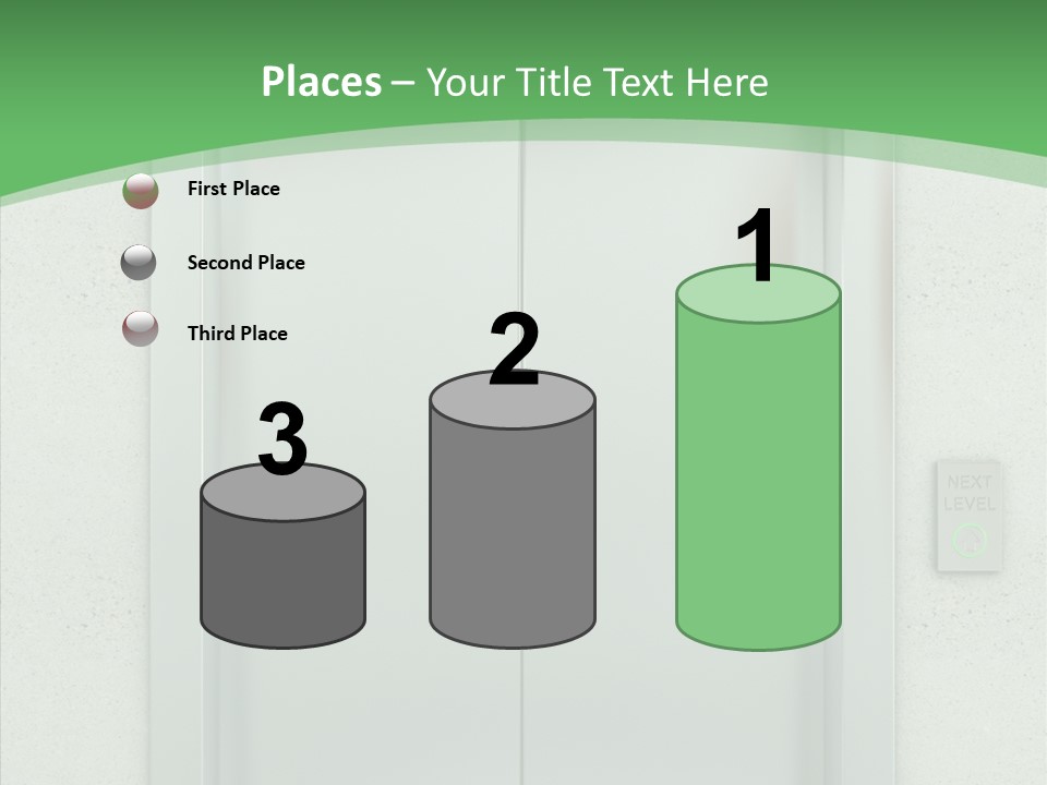 Office Door Gate PowerPoint Template