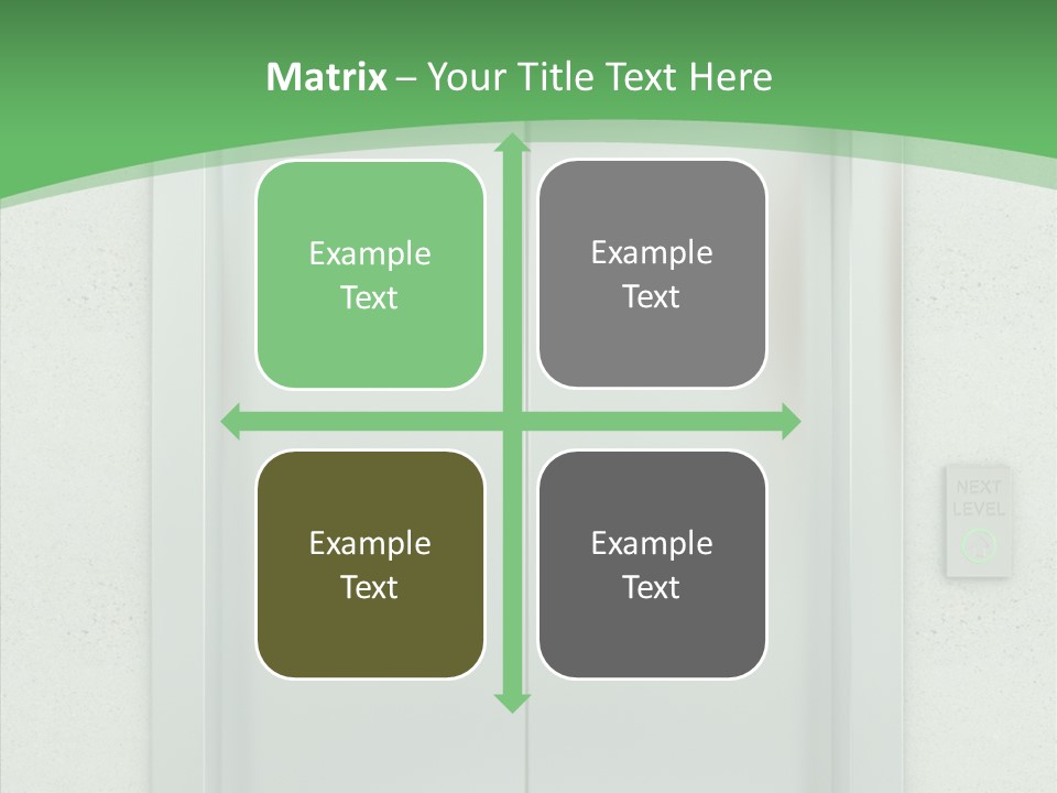 Office Door Gate PowerPoint Template