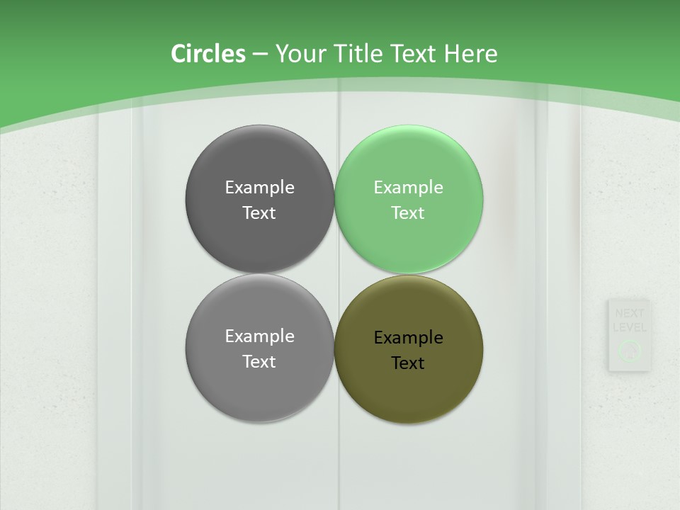Office Door Gate PowerPoint Template