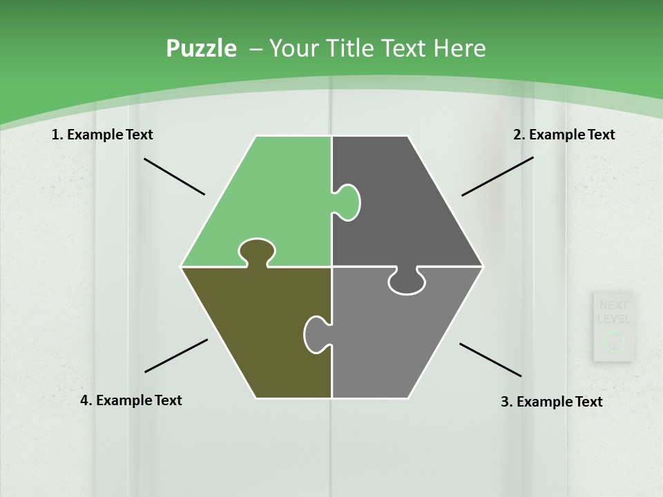 Office Door Gate PowerPoint Template
