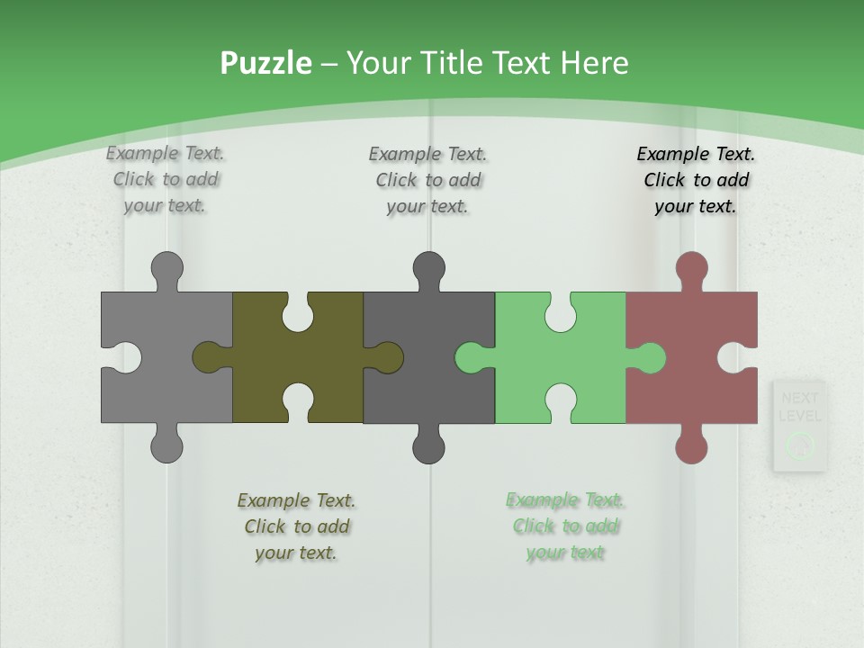 Office Door Gate PowerPoint Template