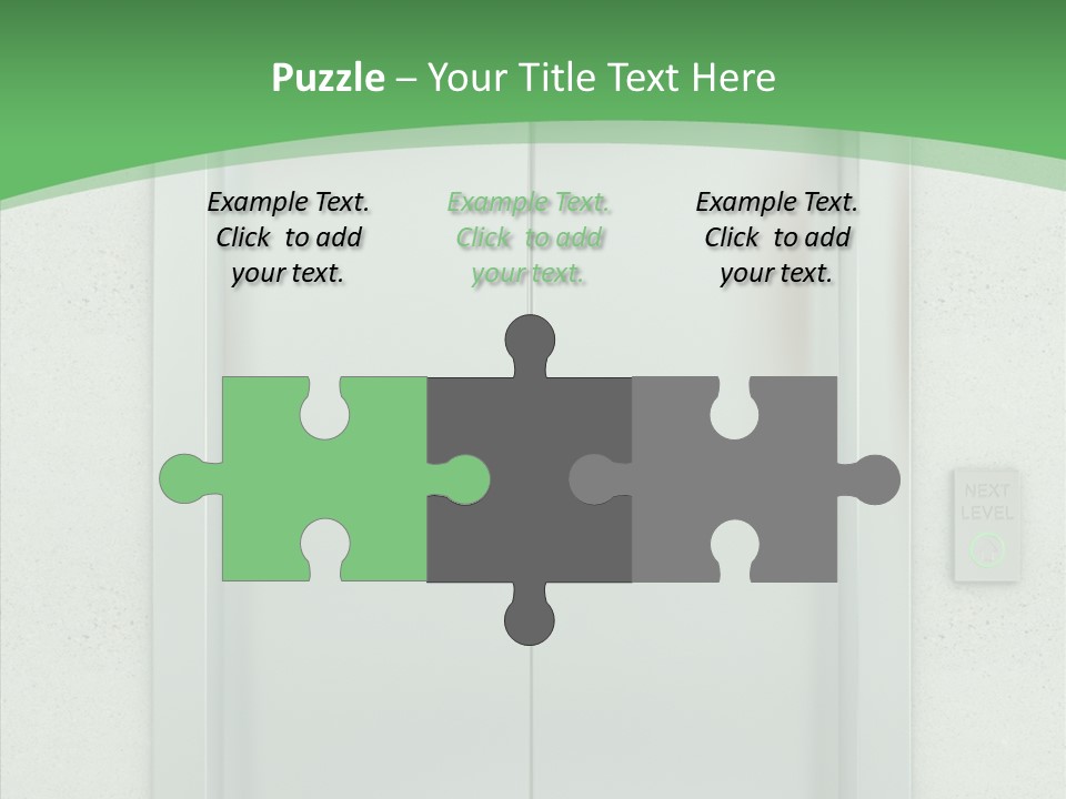 Office Door Gate PowerPoint Template