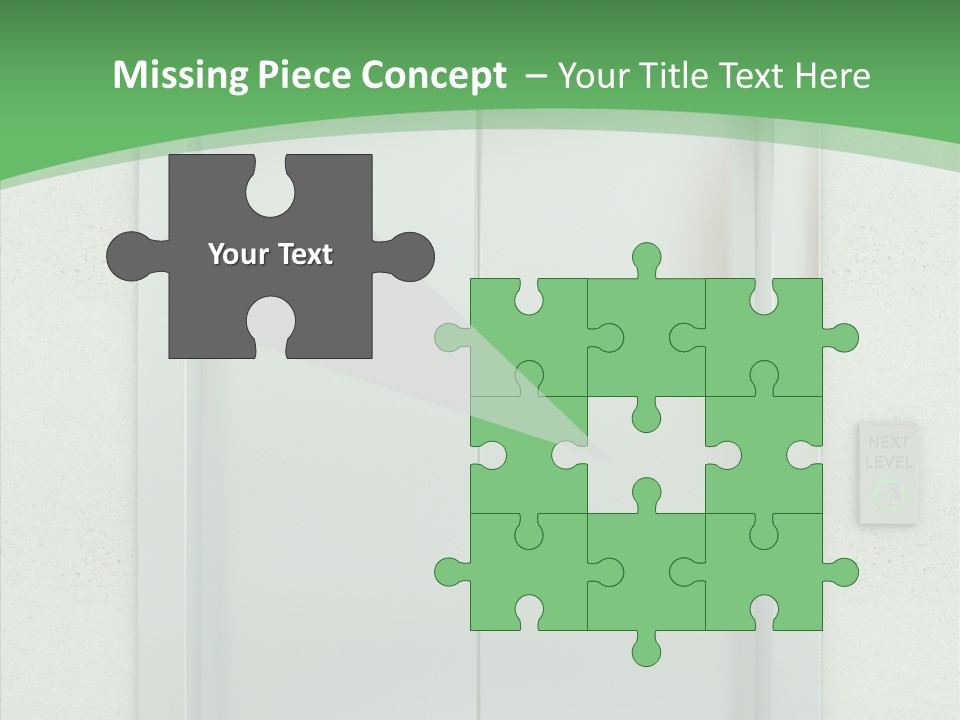 Office Door Gate PowerPoint Template