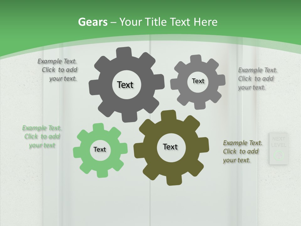 Office Door Gate PowerPoint Template
