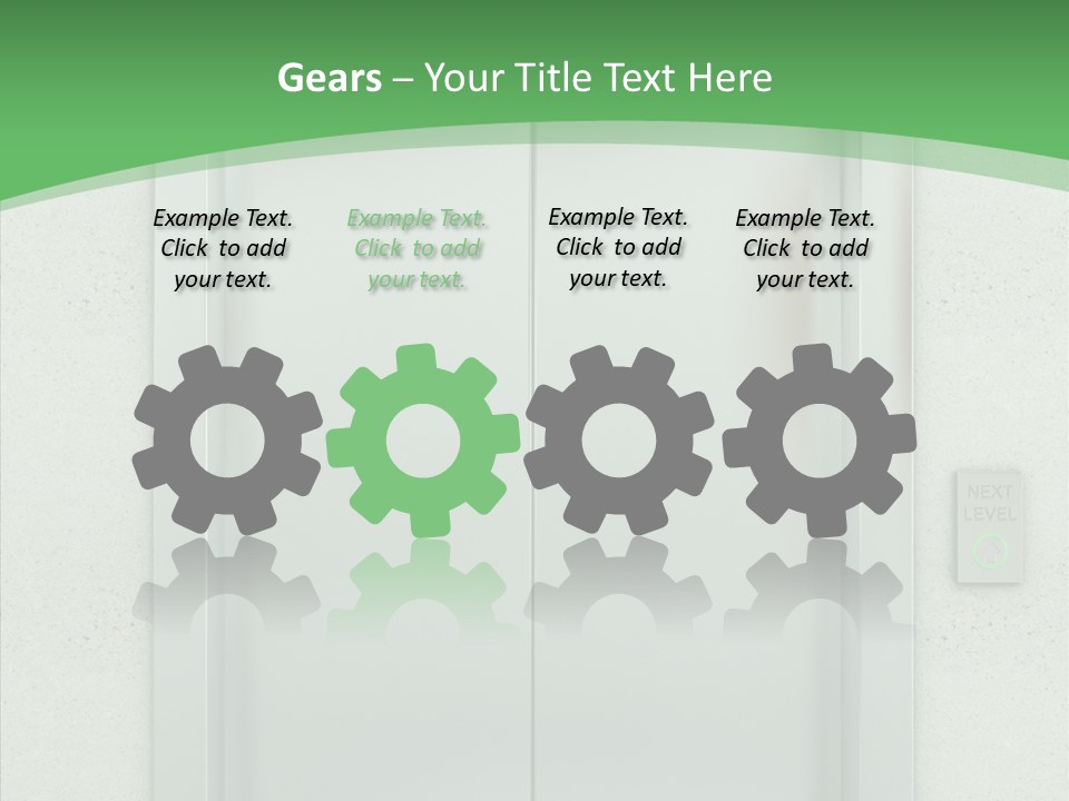 Office Door Gate PowerPoint Template