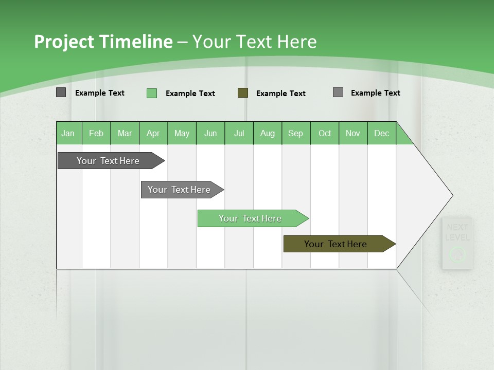 Office Door Gate PowerPoint Template