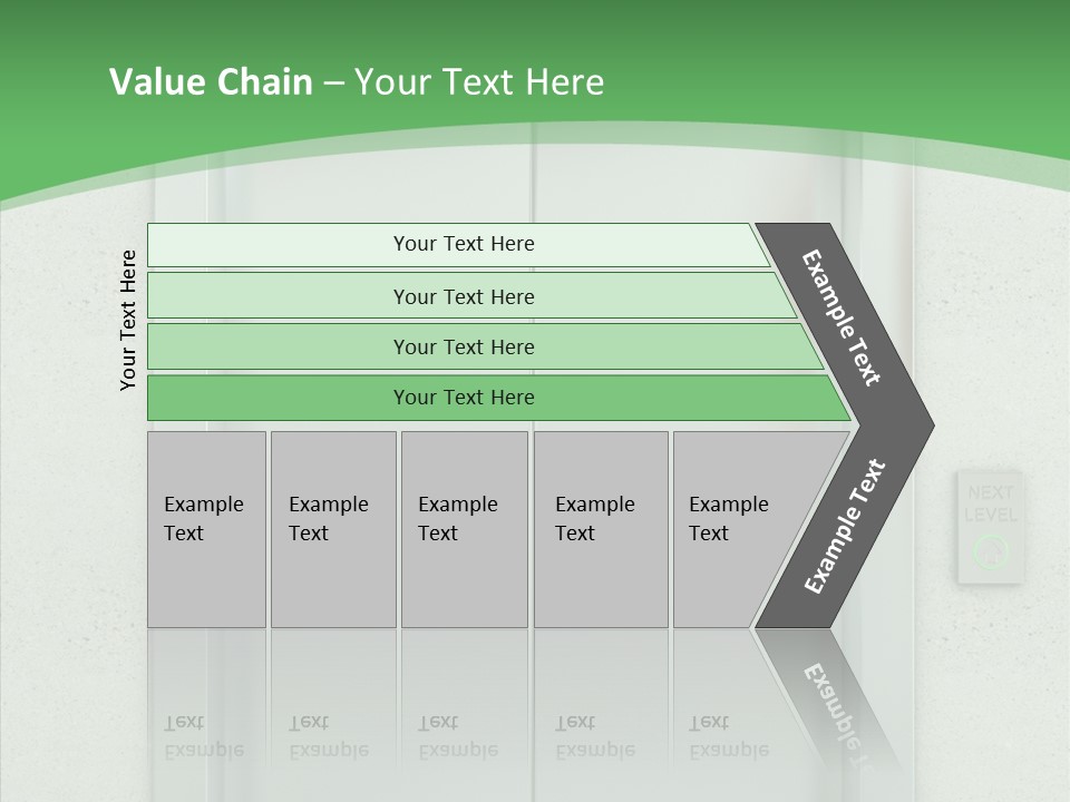 Office Door Gate PowerPoint Template