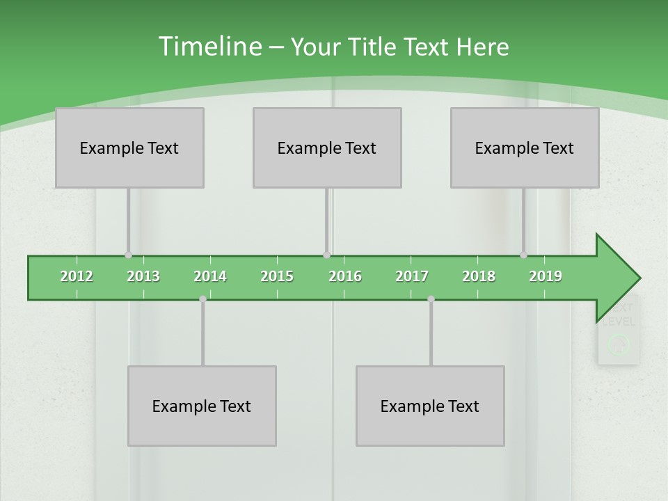 Office Door Gate PowerPoint Template
