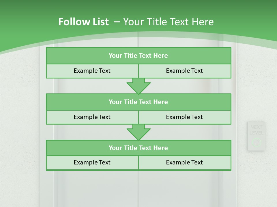 Office Door Gate PowerPoint Template