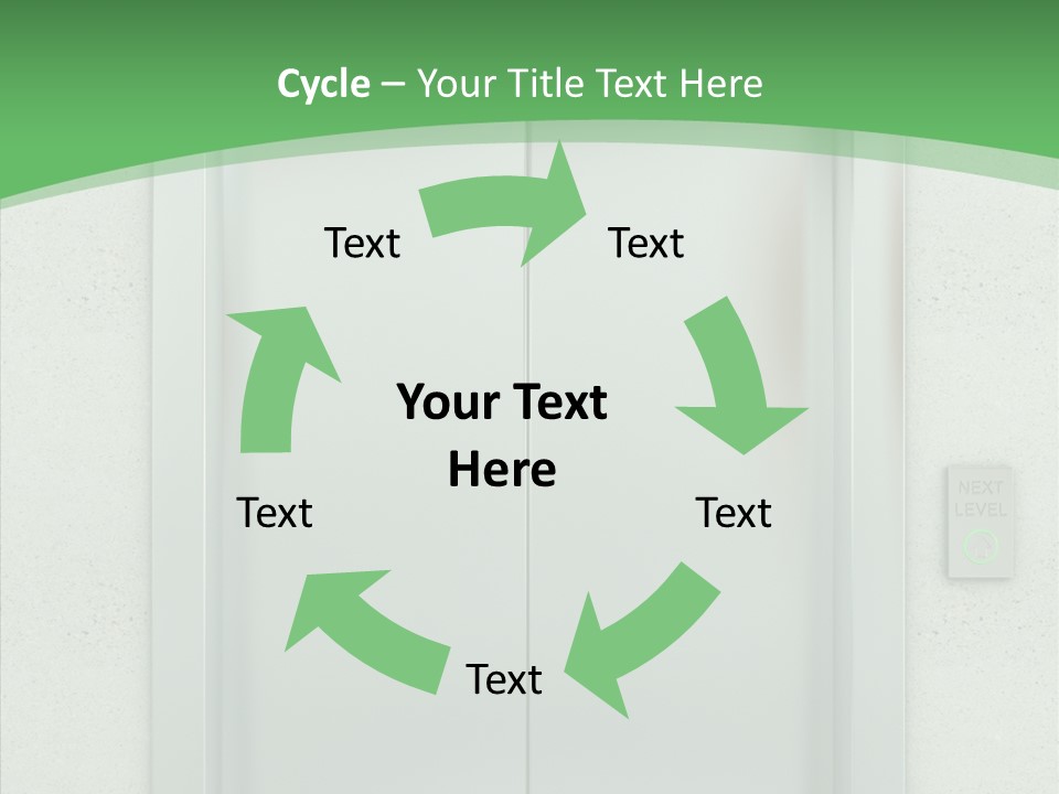 Office Door Gate PowerPoint Template