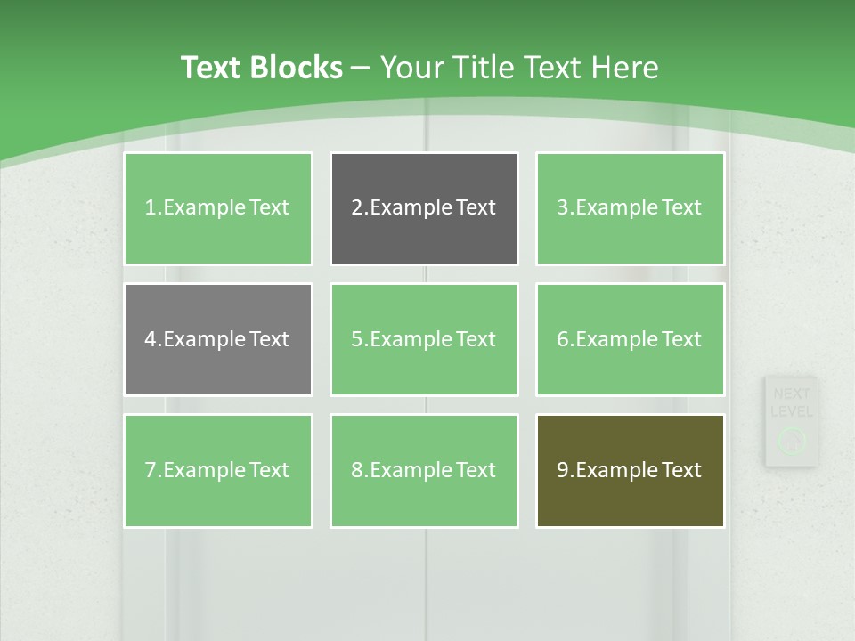 Office Door Gate PowerPoint Template