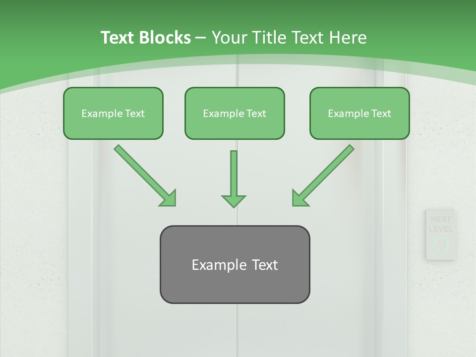 Office Door Gate PowerPoint Template