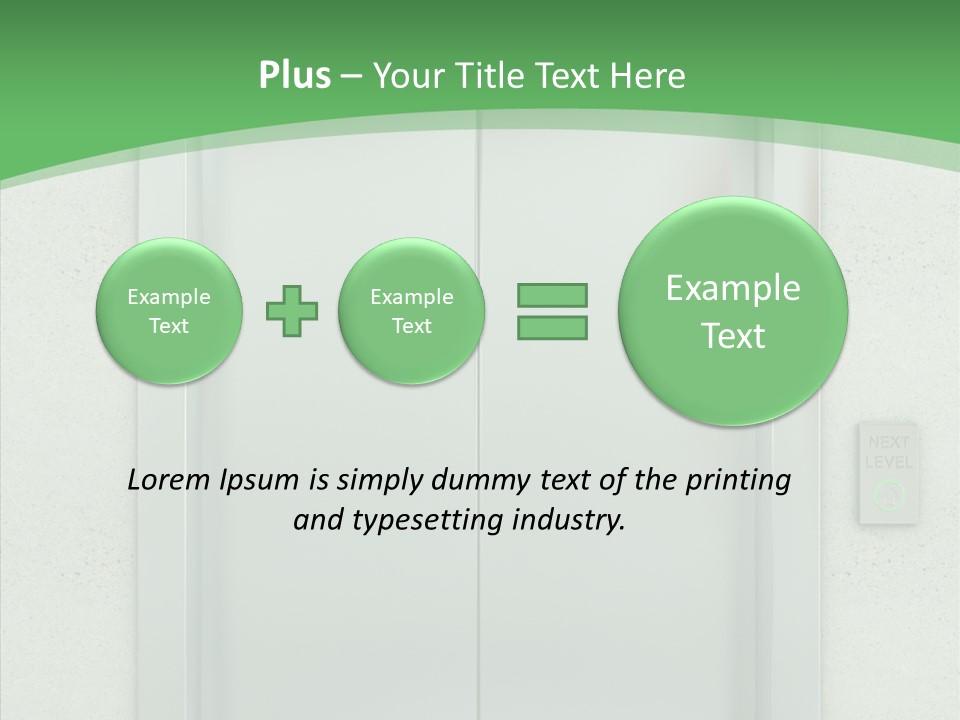 Office Door Gate PowerPoint Template