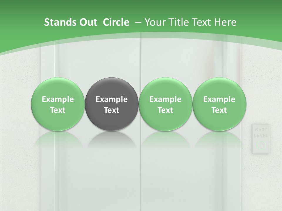 Office Door Gate PowerPoint Template