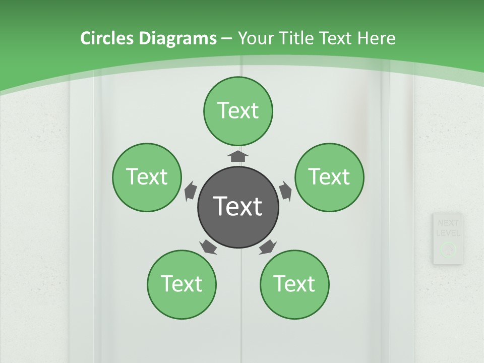Office Door Gate PowerPoint Template