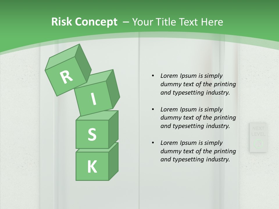 Office Door Gate PowerPoint Template