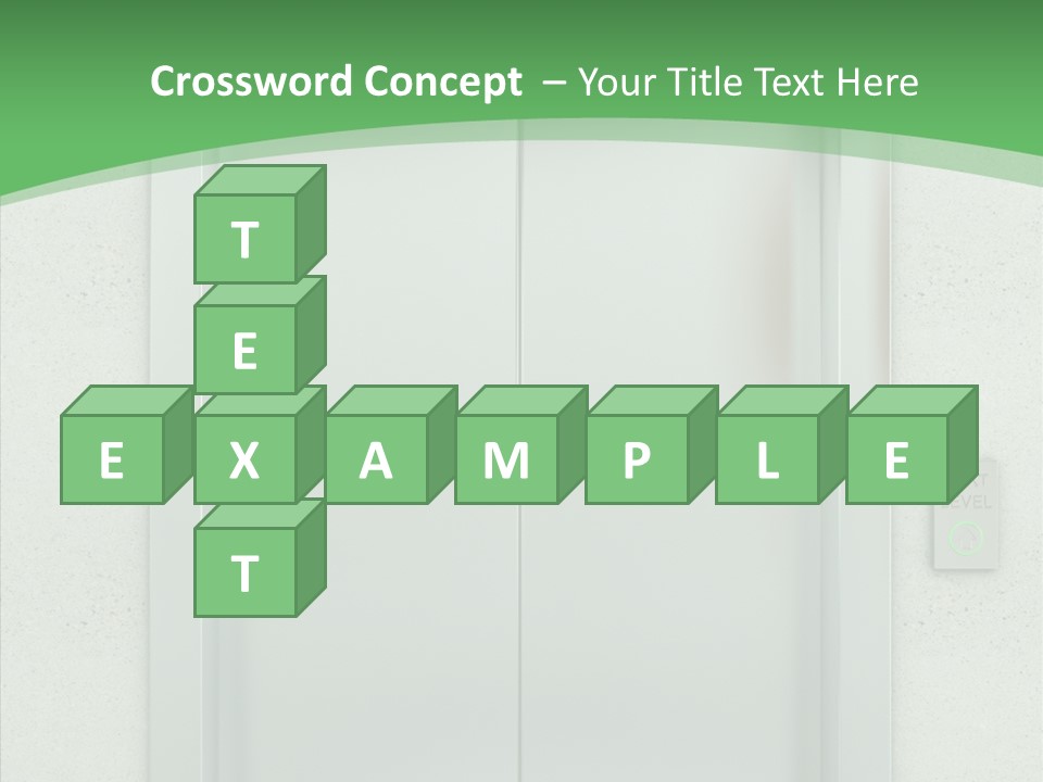Office Door Gate PowerPoint Template