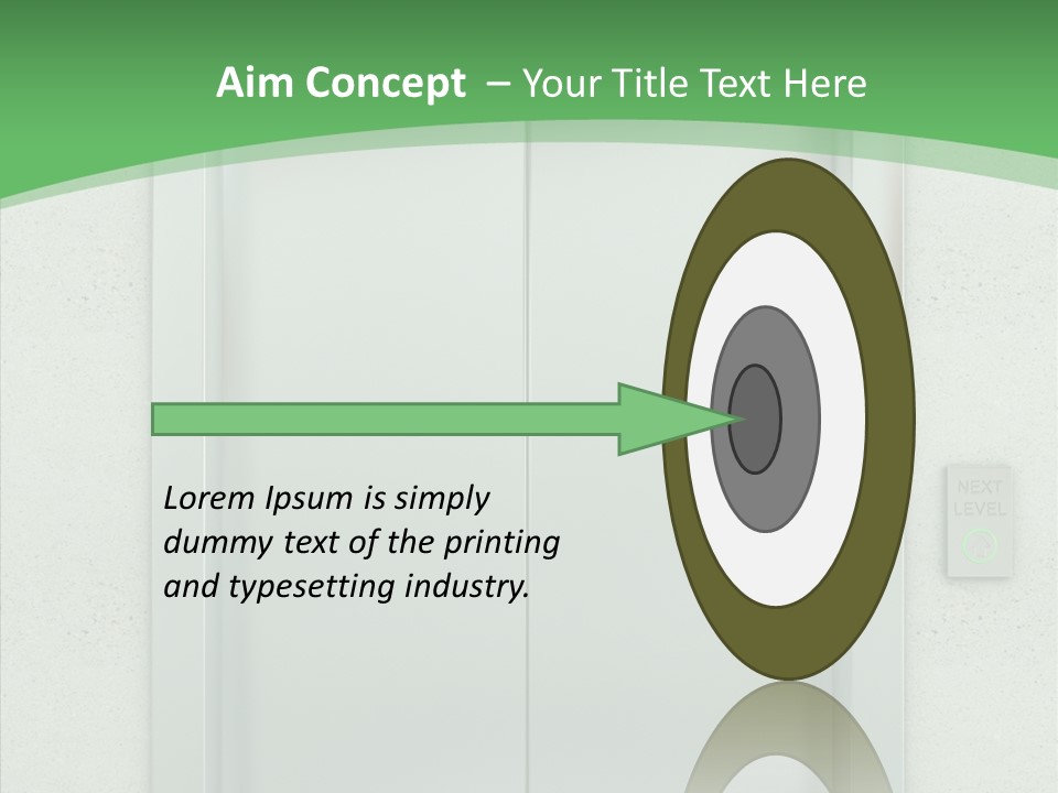 Office Door Gate PowerPoint Template
