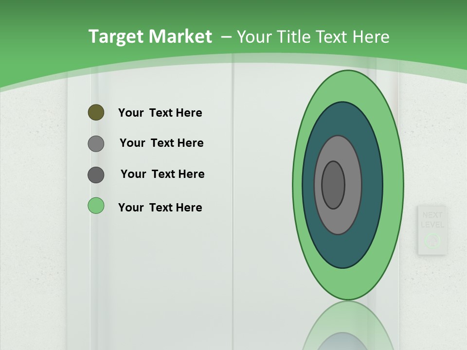 Office Door Gate PowerPoint Template