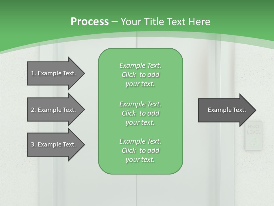 Office Door Gate PowerPoint Template