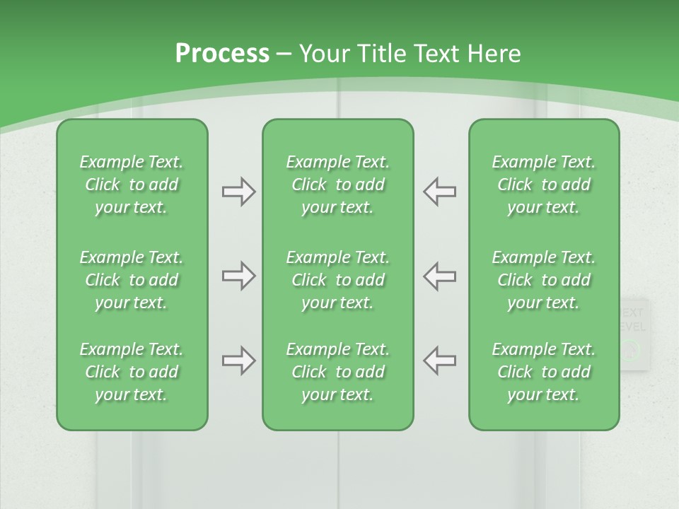 Office Door Gate PowerPoint Template