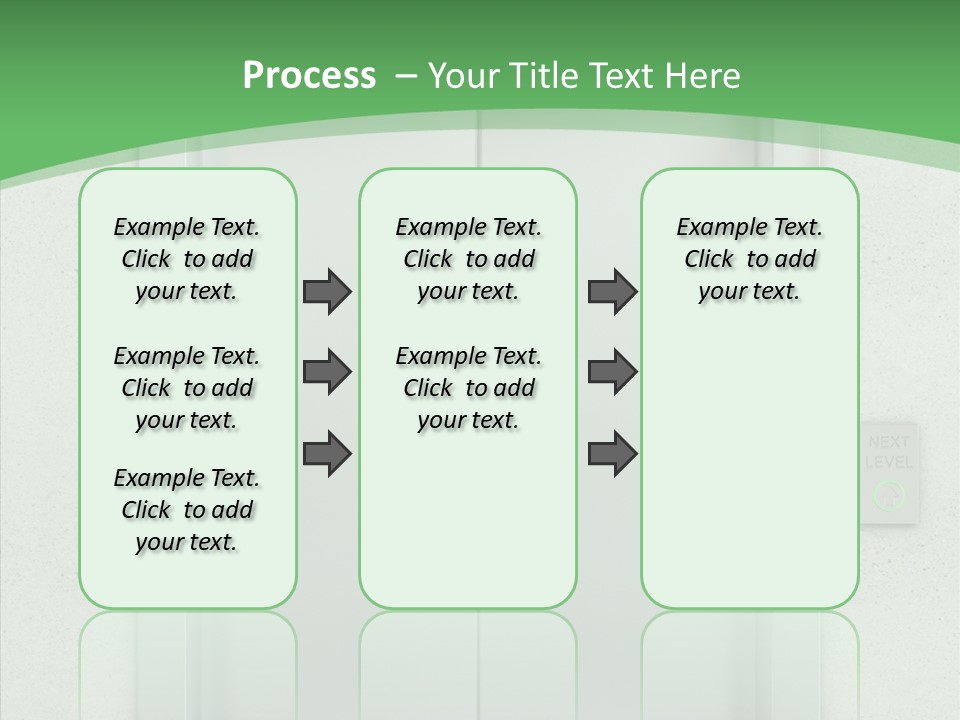Office Door Gate PowerPoint Template