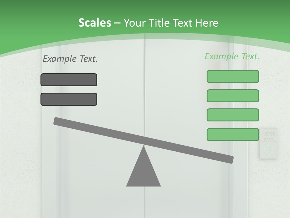 Office Door Gate PowerPoint Template