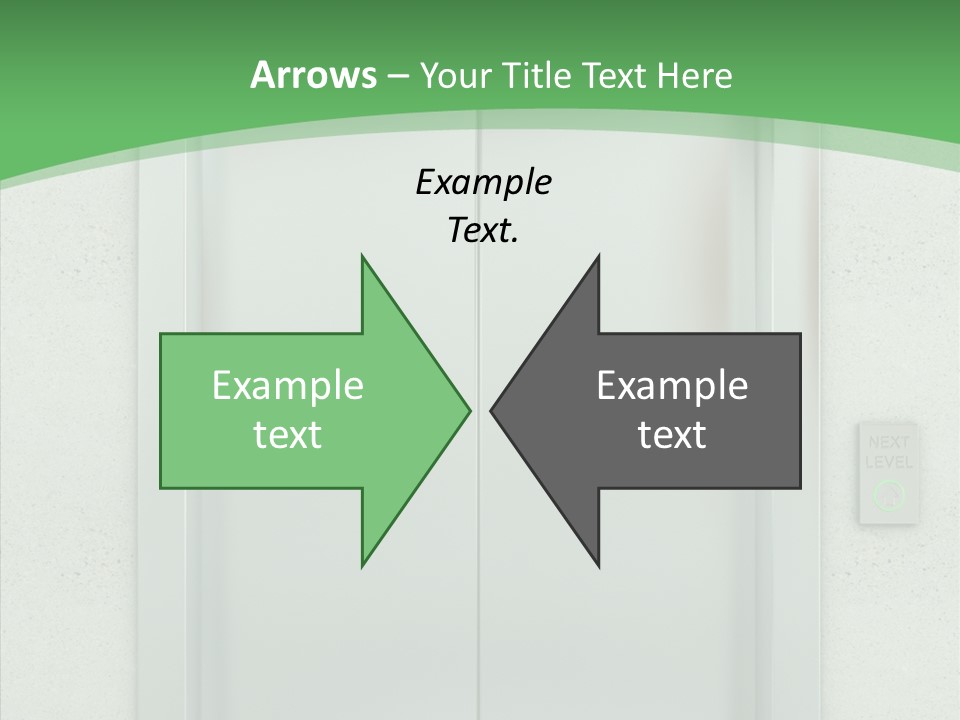 Office Door Gate PowerPoint Template