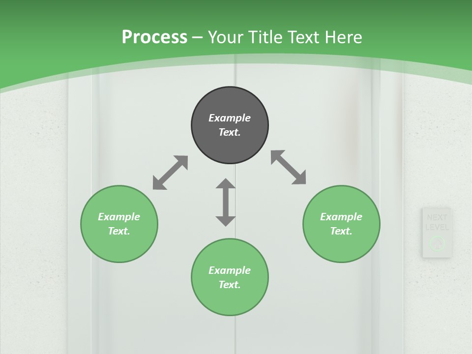 Office Door Gate PowerPoint Template