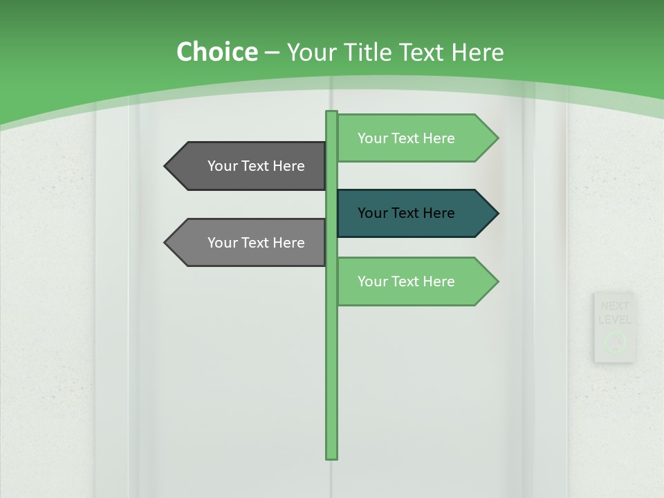 Office Door Gate PowerPoint Template