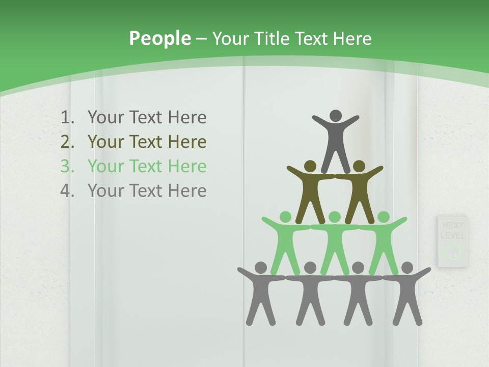 Office Door Gate PowerPoint Template