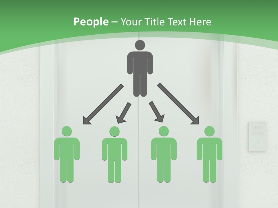Office Door Gate PowerPoint Template