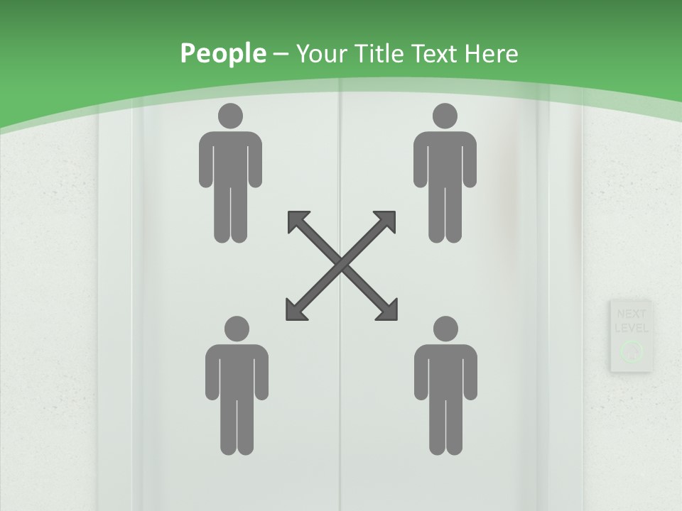 Office Door Gate PowerPoint Template
