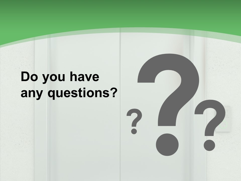 Office Door Gate PowerPoint Template