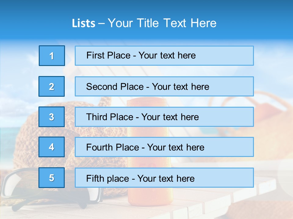 Vacation Travel Background PowerPoint Template