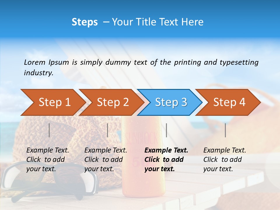 Vacation Travel Background PowerPoint Template