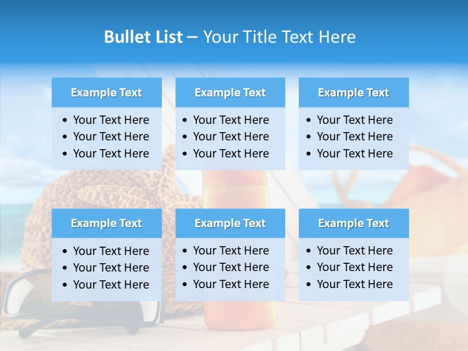 Vacation Travel Background PowerPoint Template