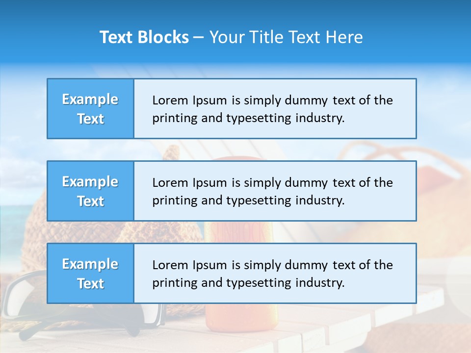Vacation Travel Background PowerPoint Template