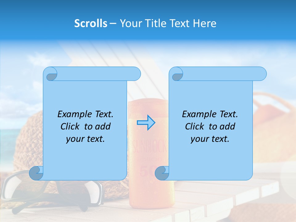 Vacation Travel Background PowerPoint Template