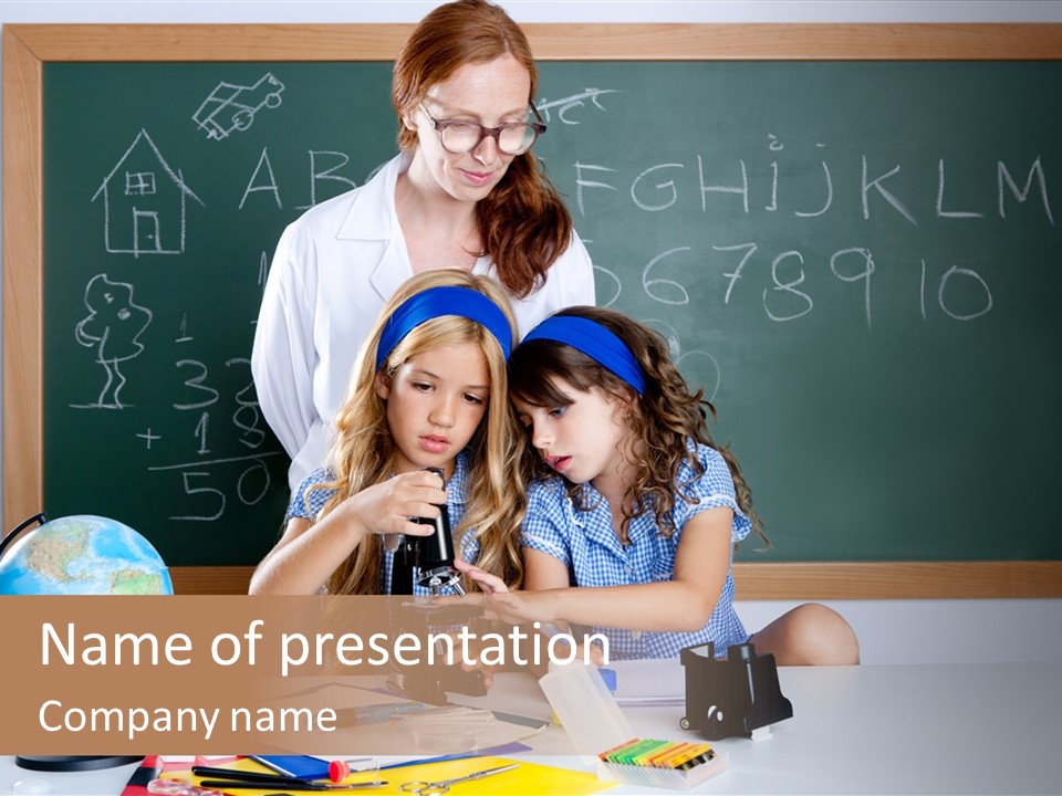 Small Learn School PowerPoint Template