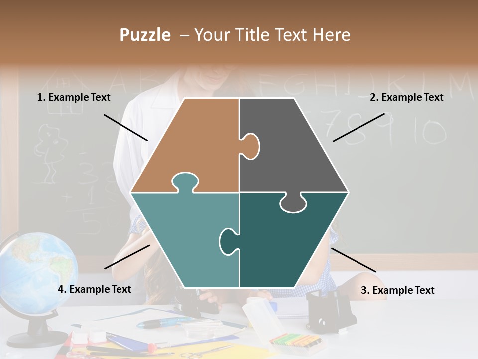 Small Learn School PowerPoint Template